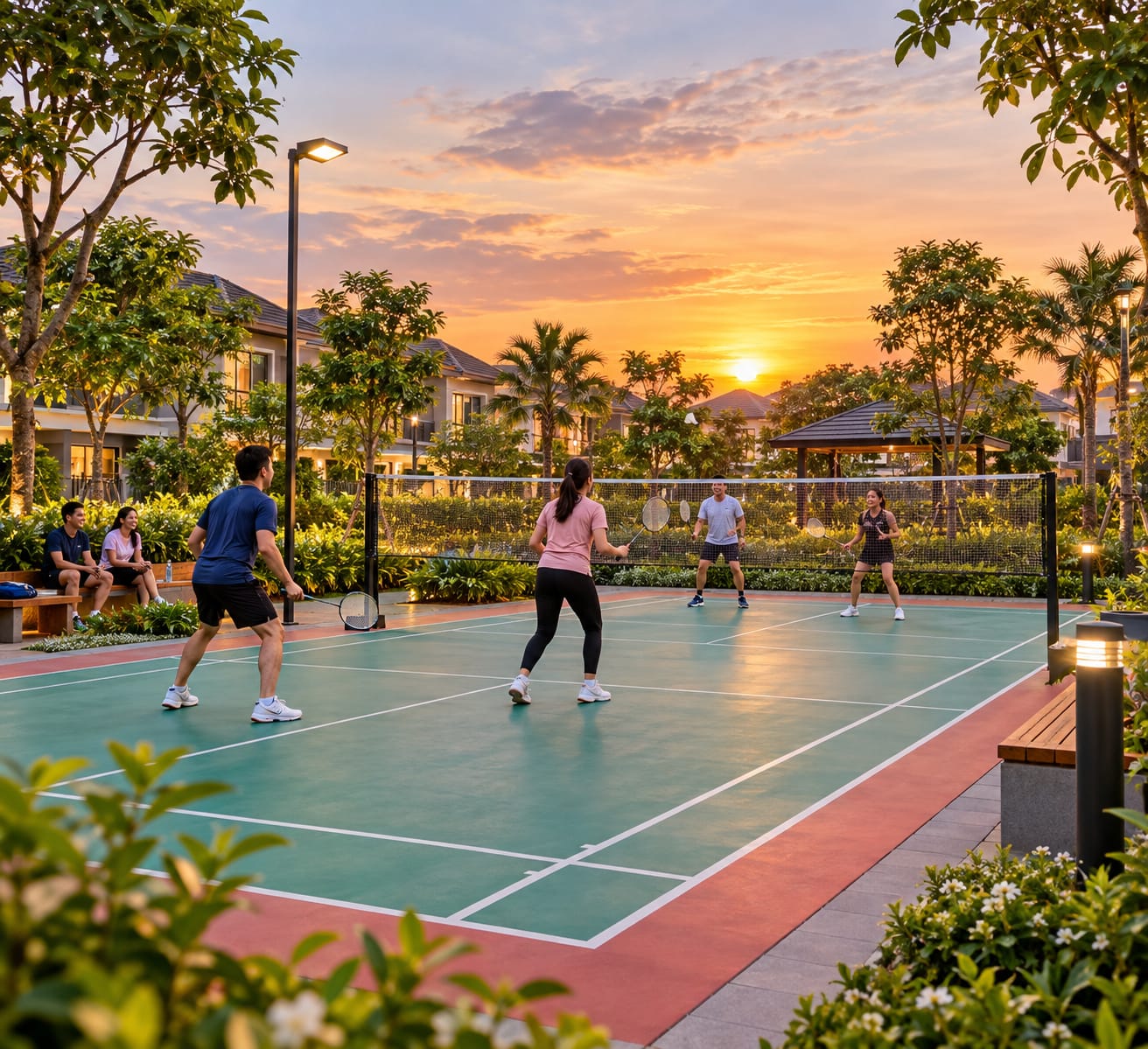 Lapangan Badminton Royale Serpong Residence